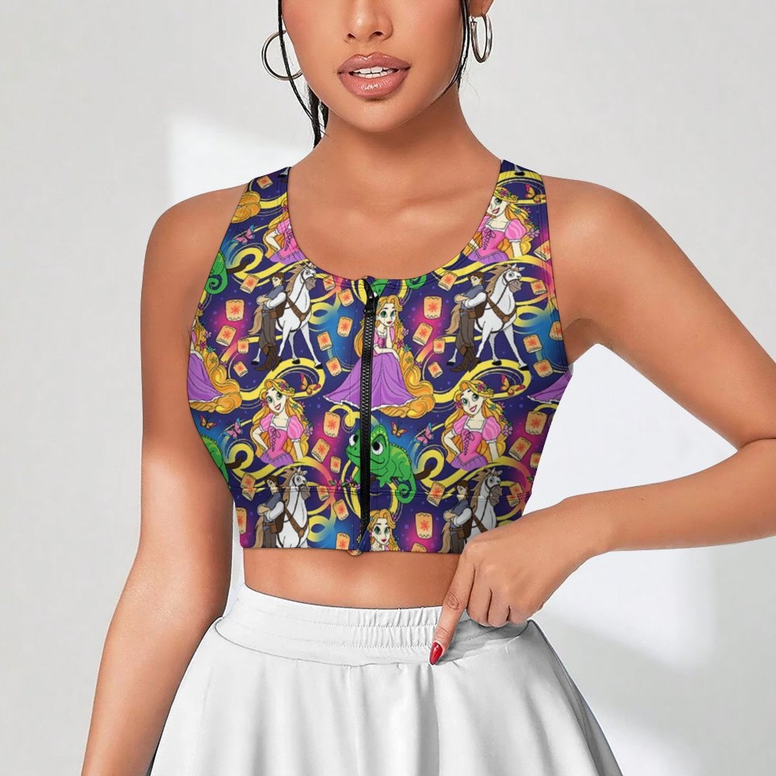 Tangled Women's Yoga Zipper Vest - Ambrie