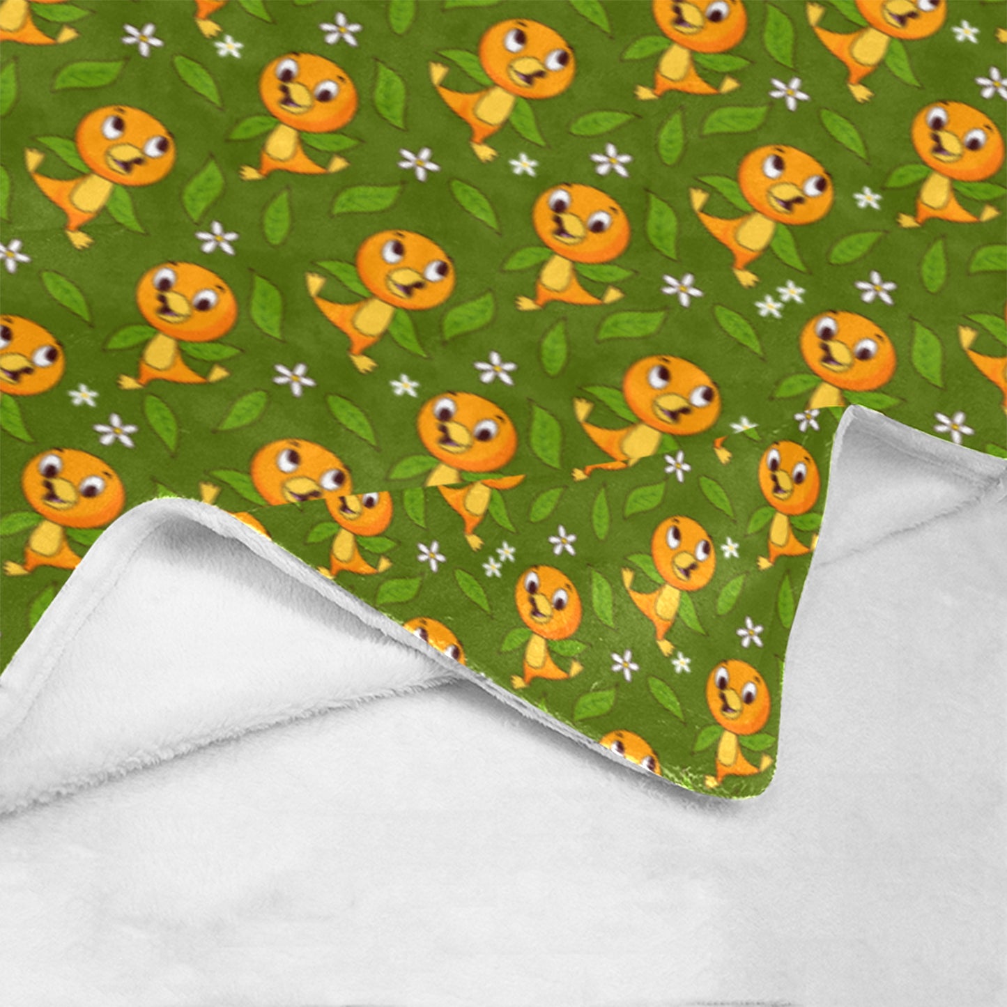 Orange Bird Ultra-Soft Micro Fleece Blanket 32"x48"