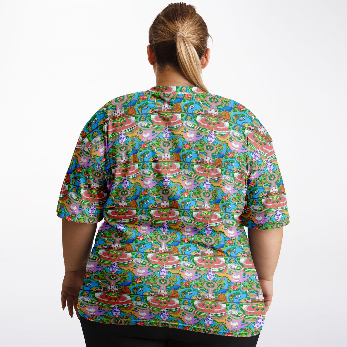 Park Map Unisex Plus-size T-Shirt