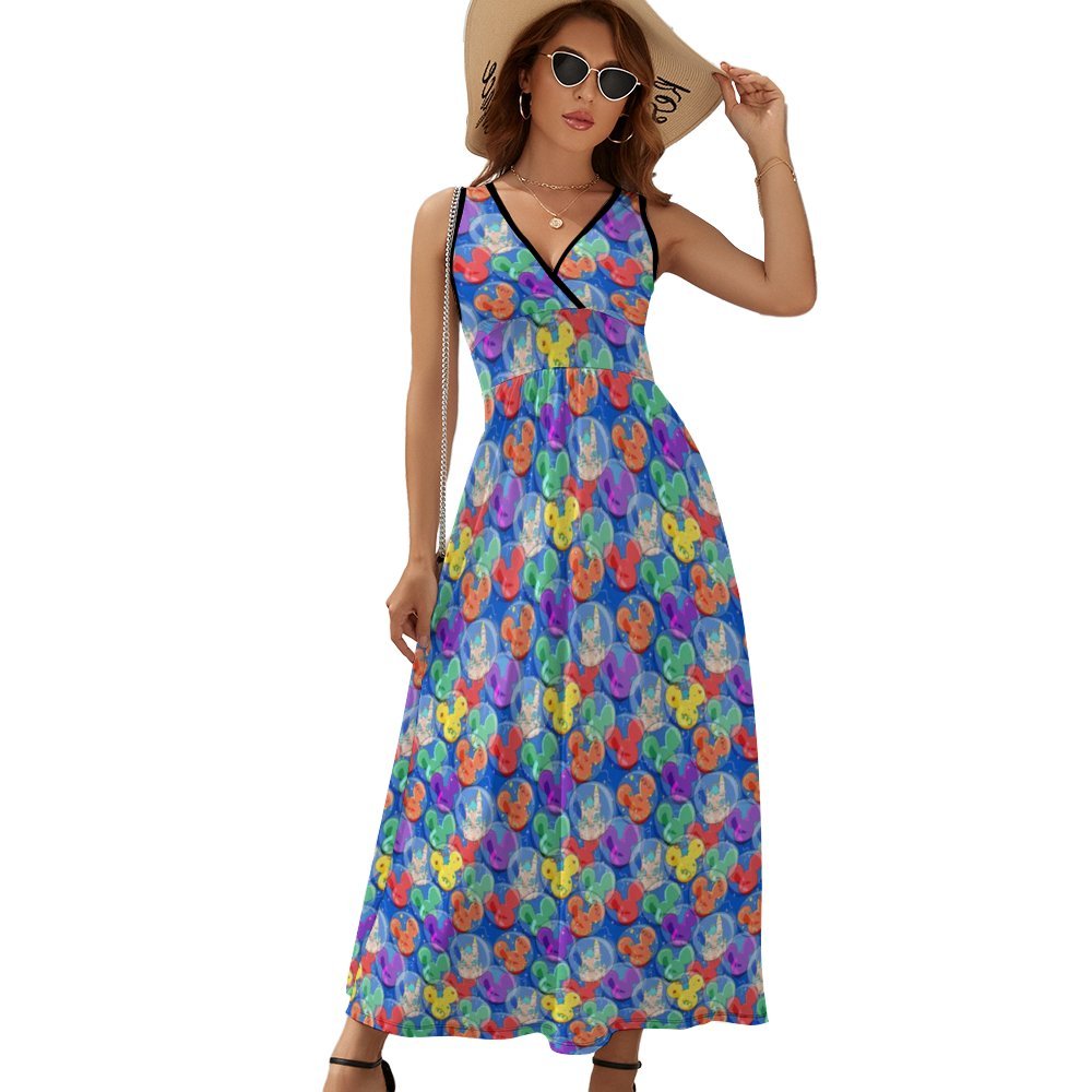 Balloon Collector Women's Long Sleeveless Dress