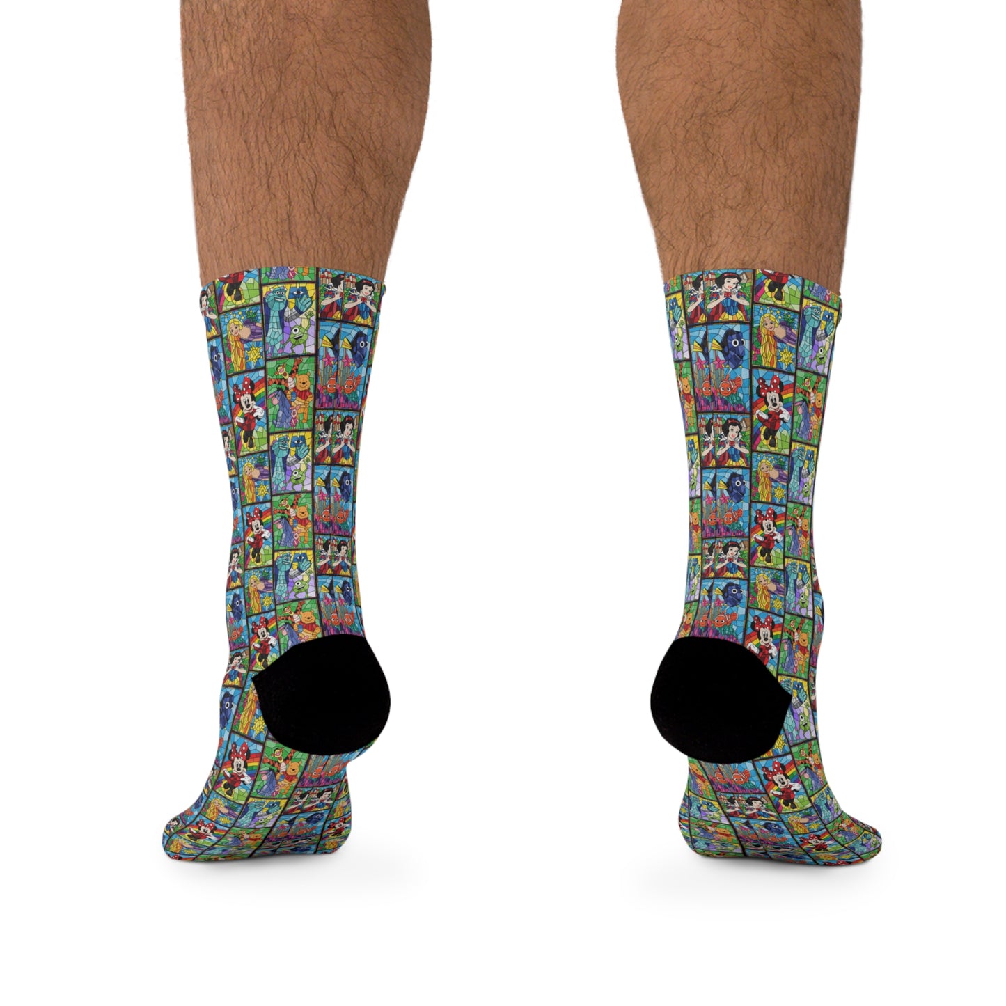 Stained Glass Characters Socks