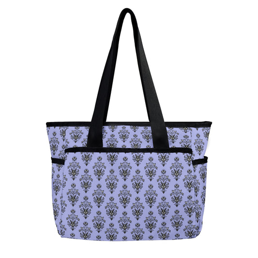 Haunted Mansion Wallpaper Large Capacity Insulated Tote Bag