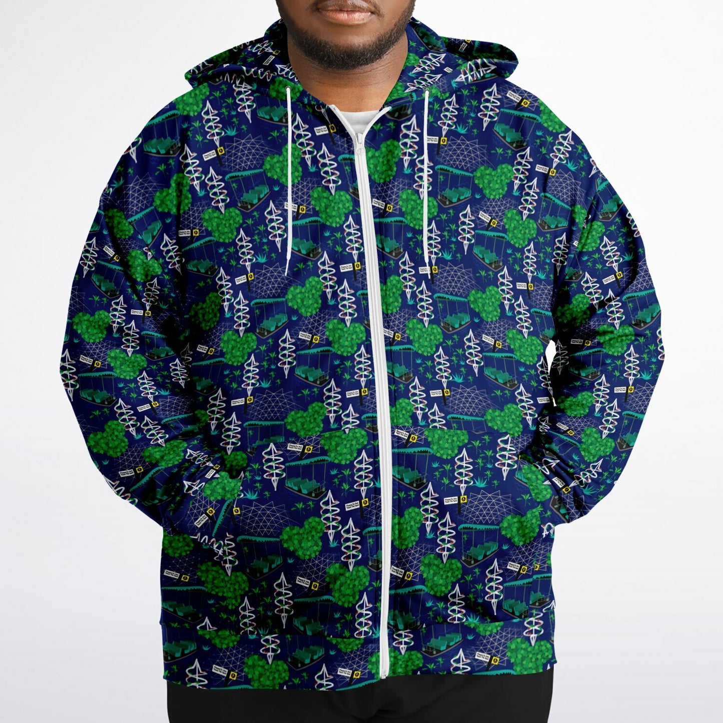 Living With The Land Plus-size Unisex Zip Hoodie