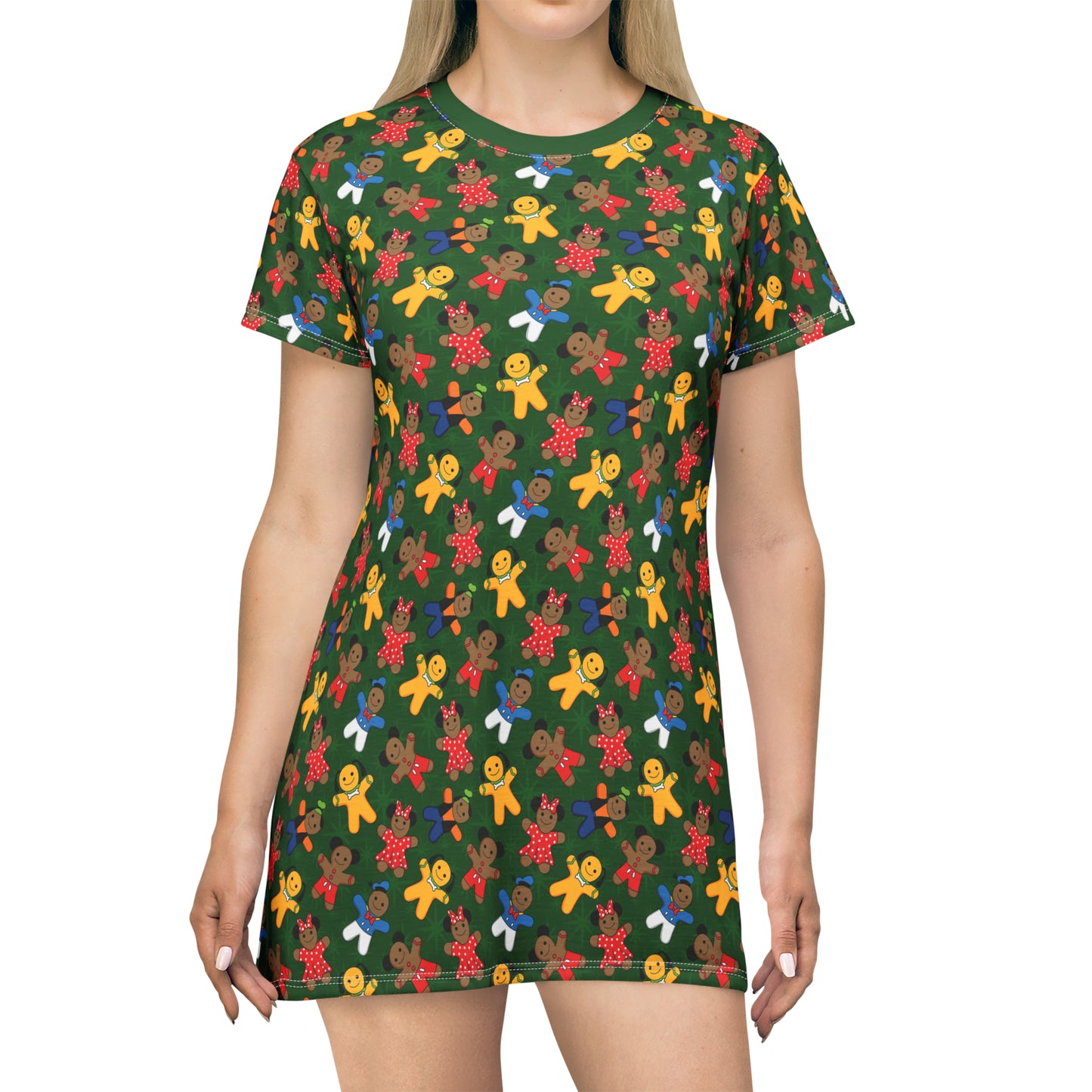 Christmas Cookies T-Shirt Dress