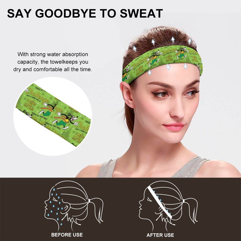 Goofy Challenge Sports Sweat Headband