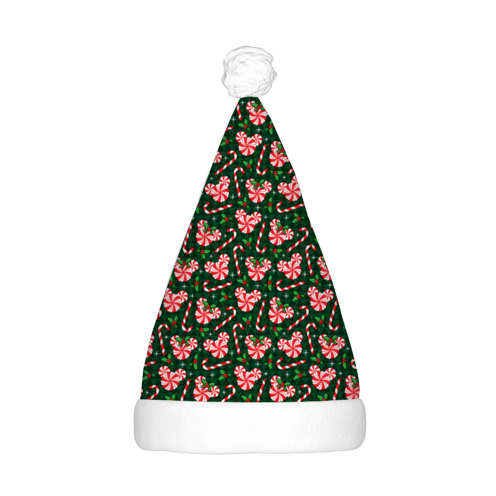 Christmas Peppermint LED Light-Up Christmas Hat