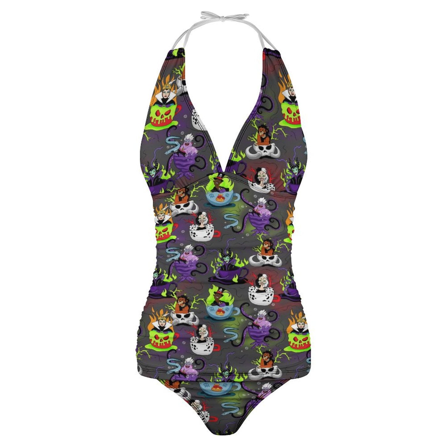 Villain Tea Cups Women's Split Swimsuit