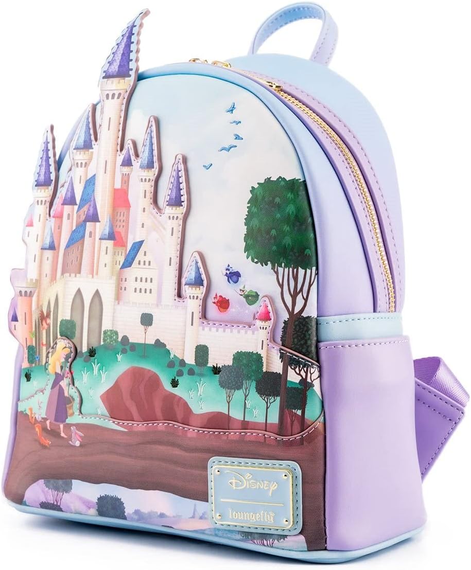 Loungefly Sleeping Beauty Castle Shoulder Bag Handbag Purse