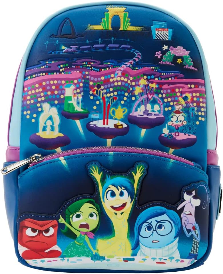 Loungefly Pixar Moments Inside Out Control Panel Double Strap Shoulder Bag