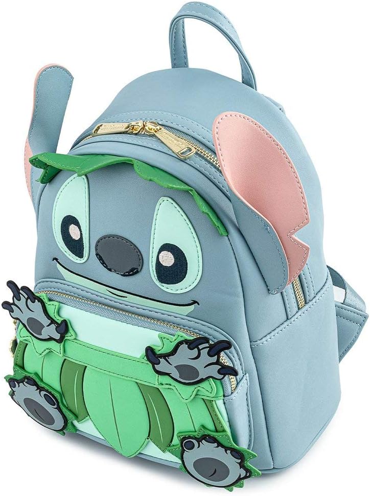 Disney Stitch Luau Cosplay Womens Double Strap Shoulder Bag Purse Backpack