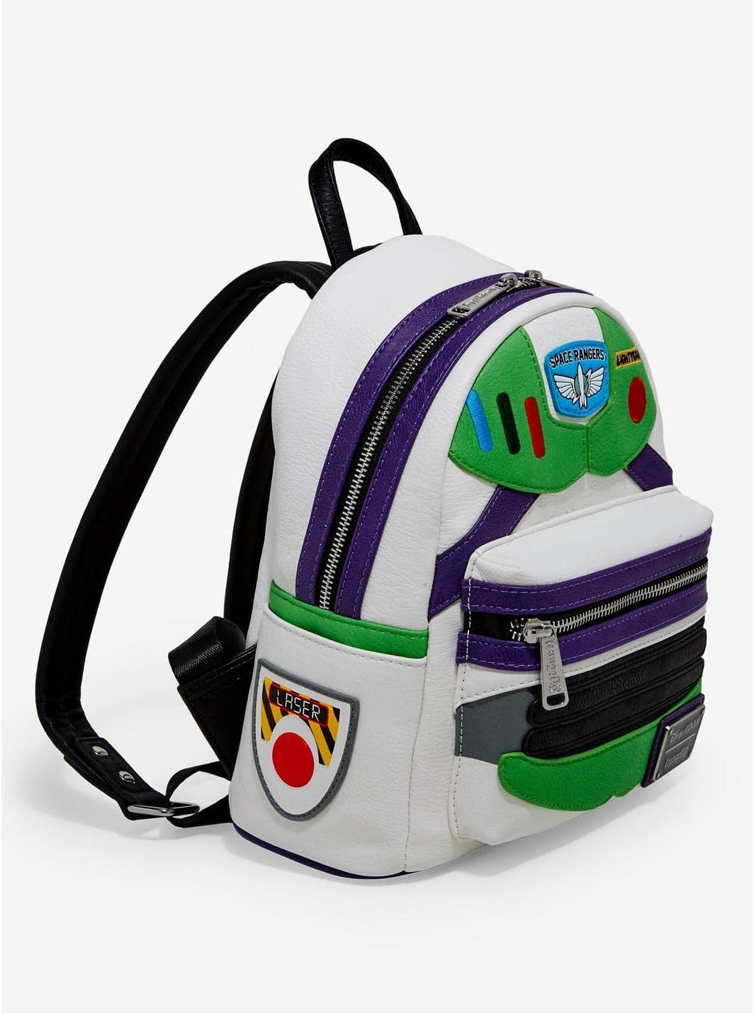 Toy Story Buzz Lightyear Faux Leather Womens Double Strap Shoulder Bag Purse Backpack