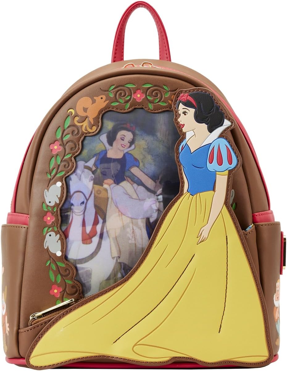 Disney Snow White Lenticular Princess Series Double Strap Mini Backpack