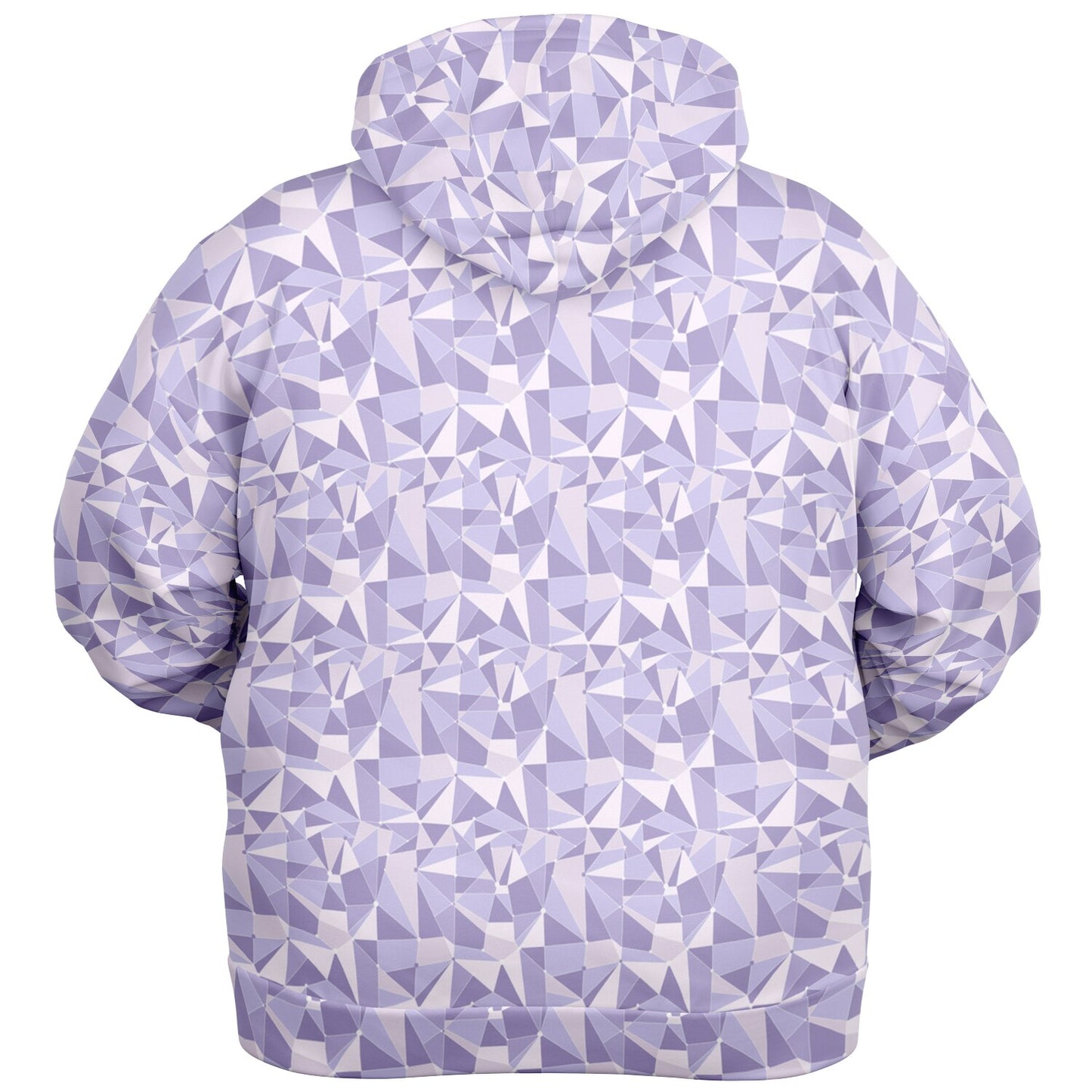 Purple Wall Plus-size Unisex Zip Hoodie