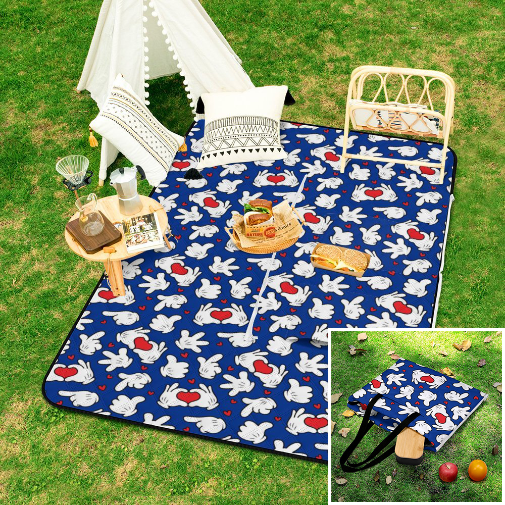 Happy Hands Zipper Picnic Mat