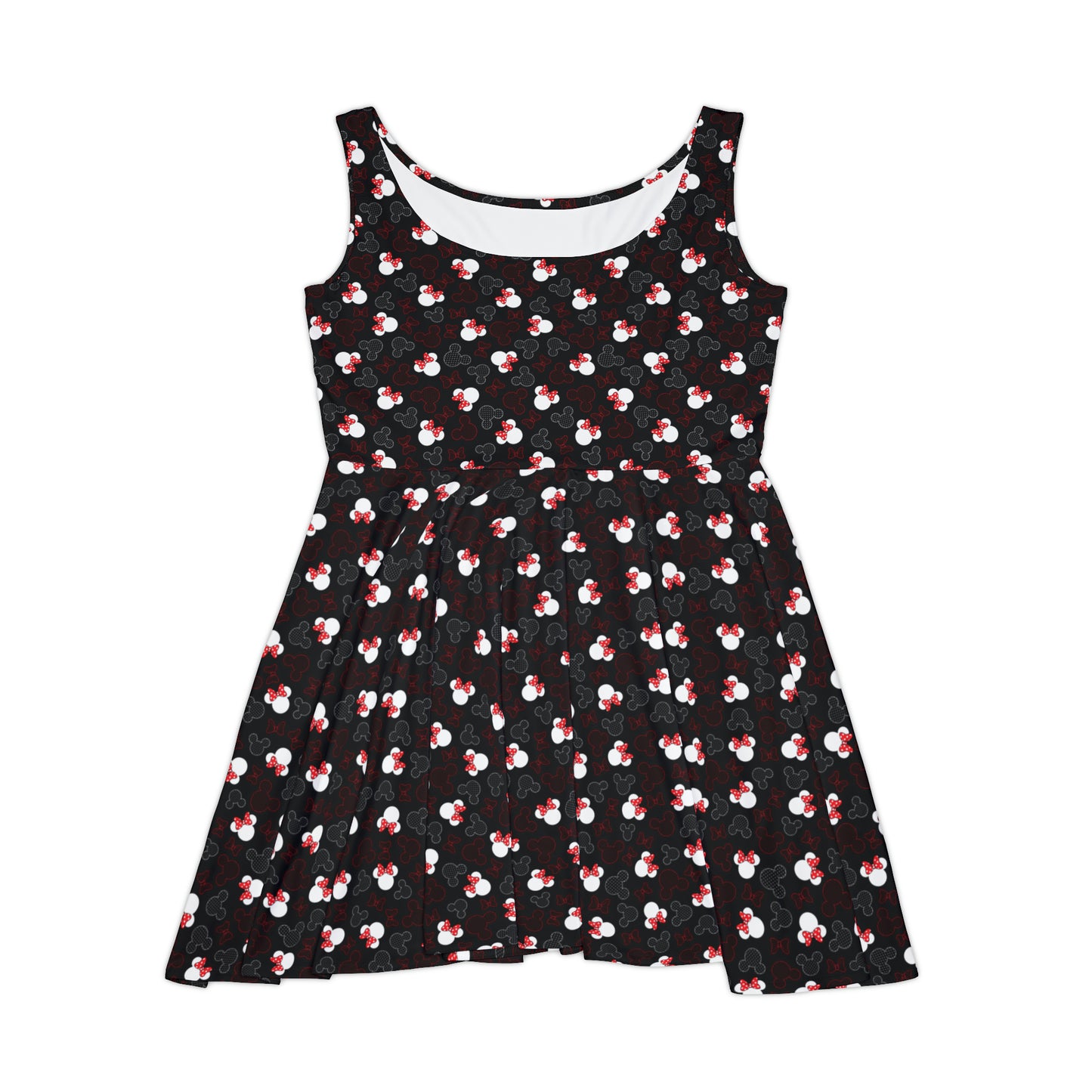 Mickey And Minnie Dots Women's Skater Dress