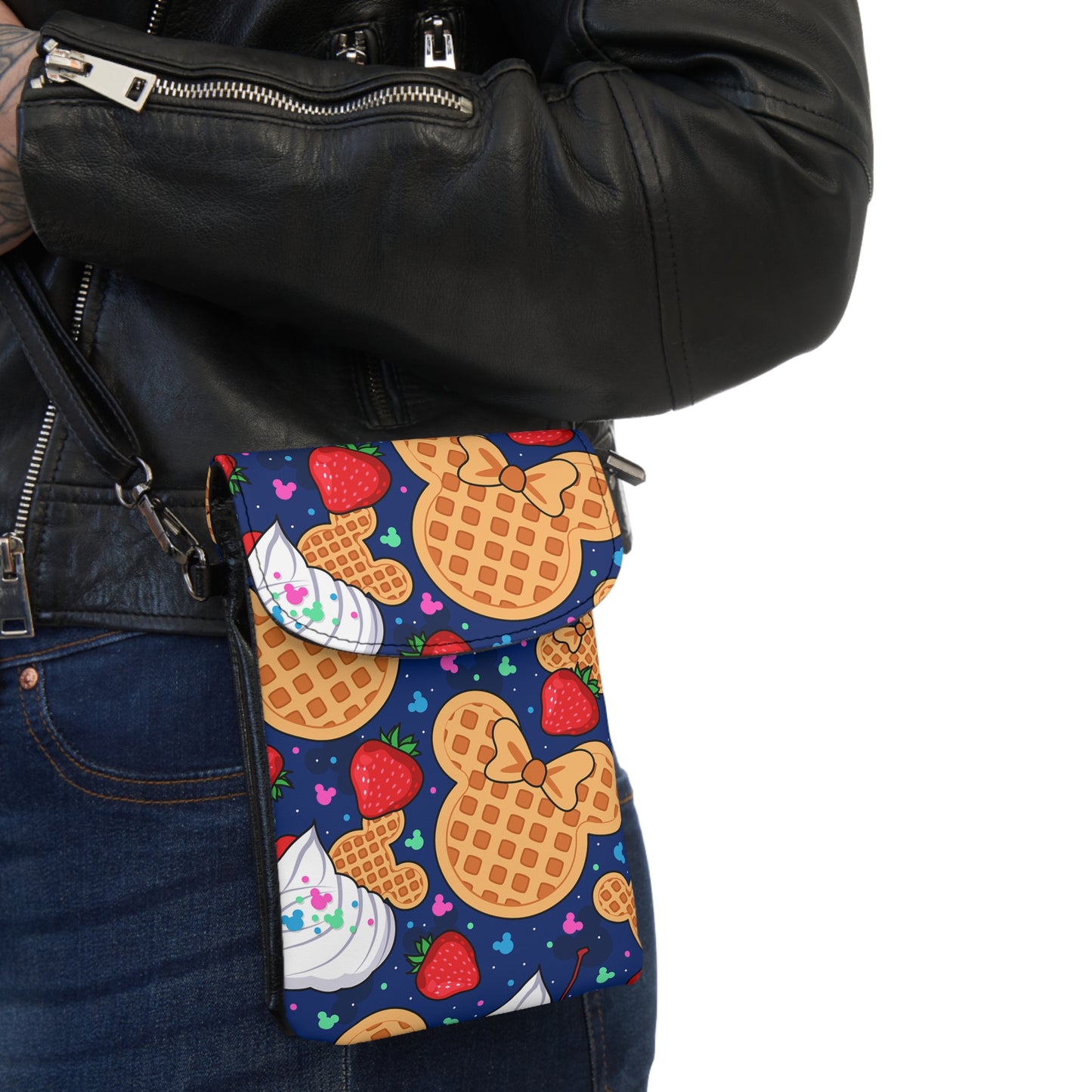 Waffles Small Cell Phone Wallet