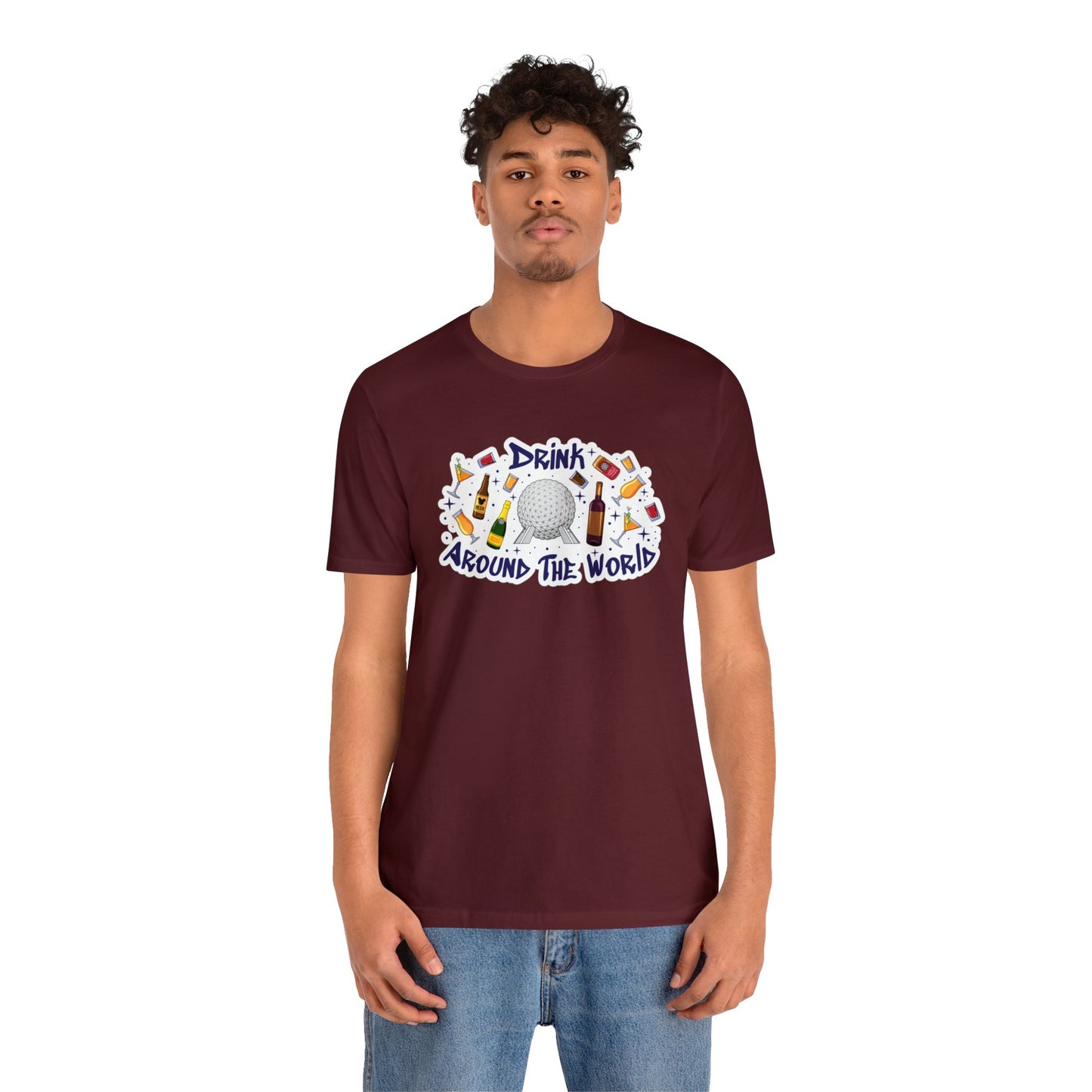 Drink Around The World Unisex Graphic Tee