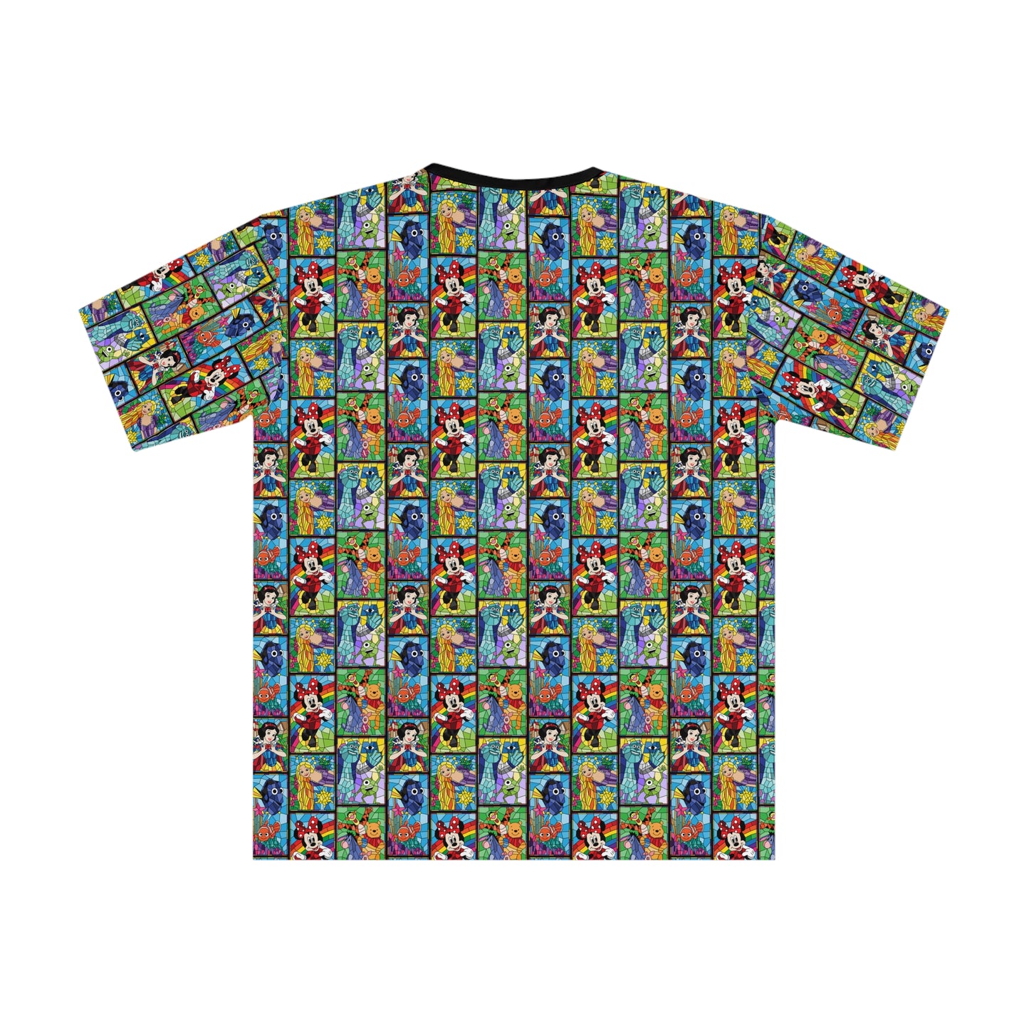 Stained Glass Characters Unisex Loose T-shirt