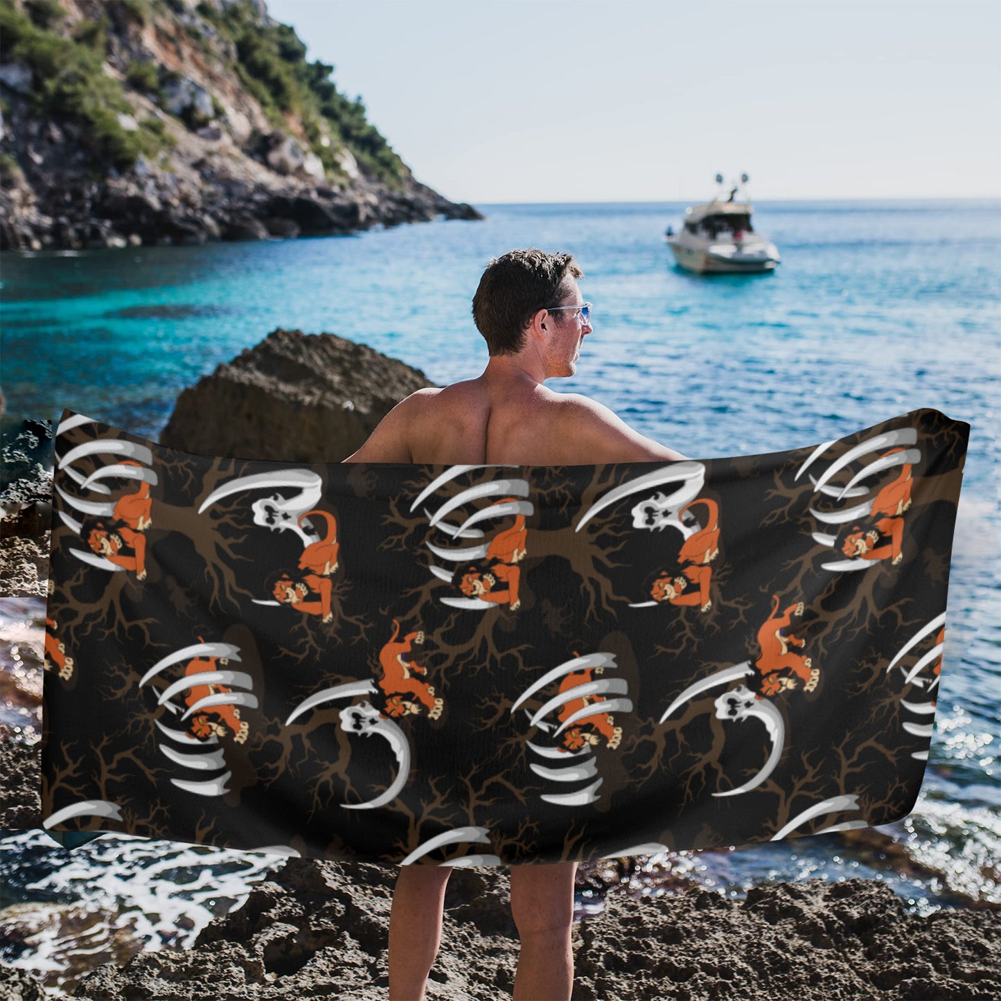 Scar Beach Towel