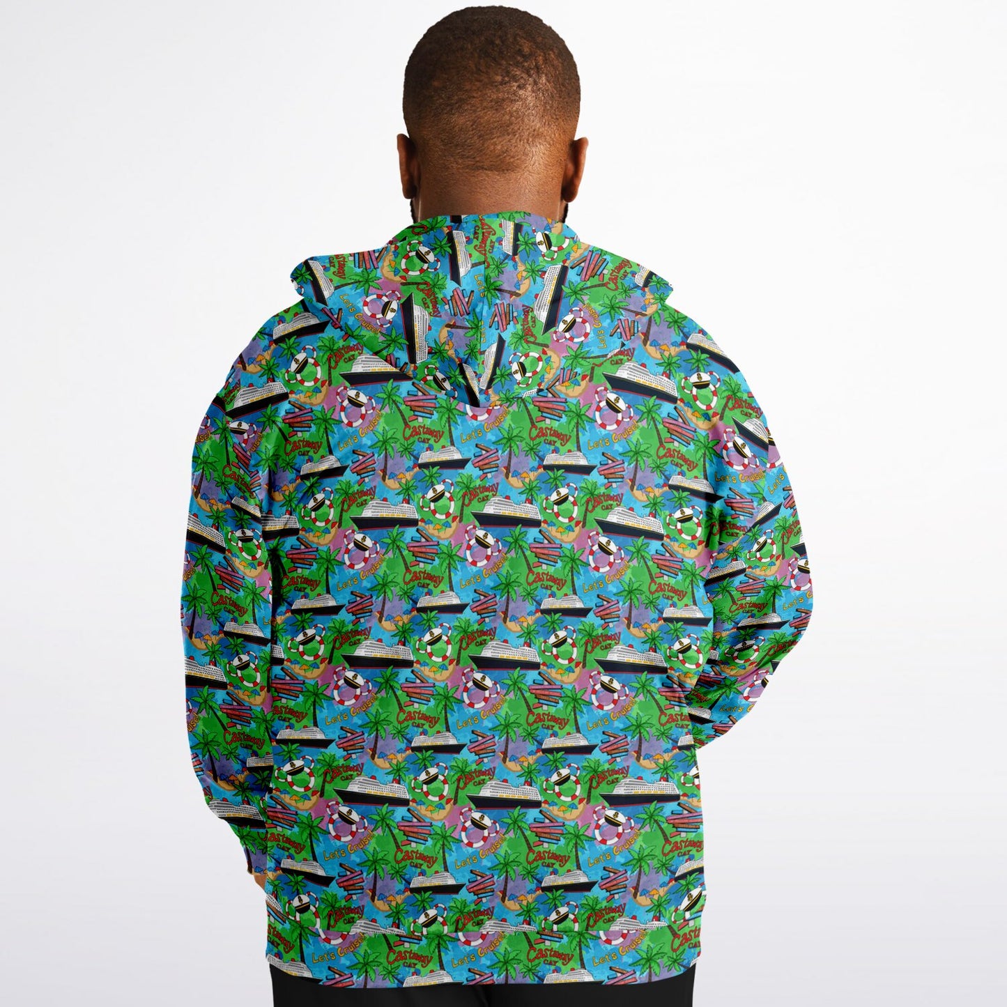 Let's Cruise Plus-size Unisex Zip Hoodie