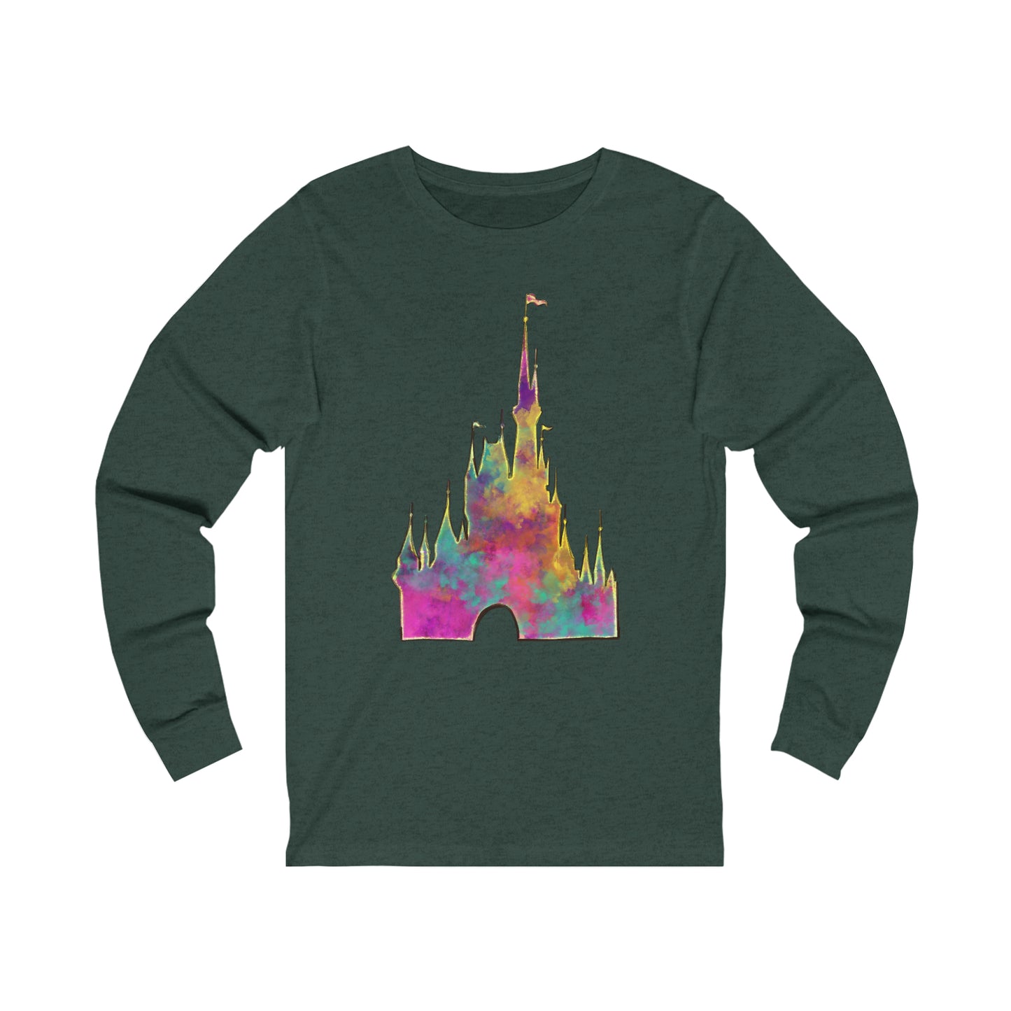 Magical Castle  Unisex Long Sleeve Graphic Tee