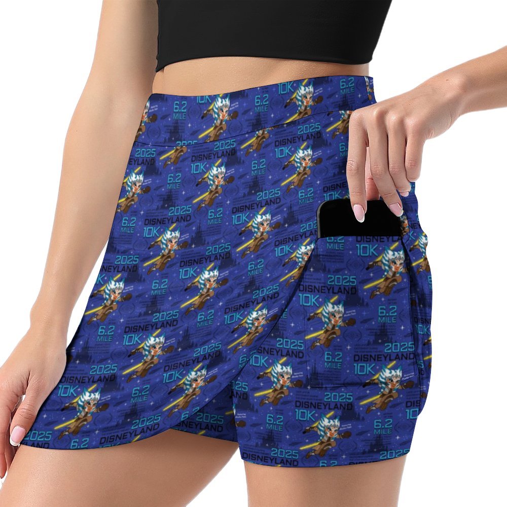 Disneyland 10K Athletic A-Line Skirt With Pocket