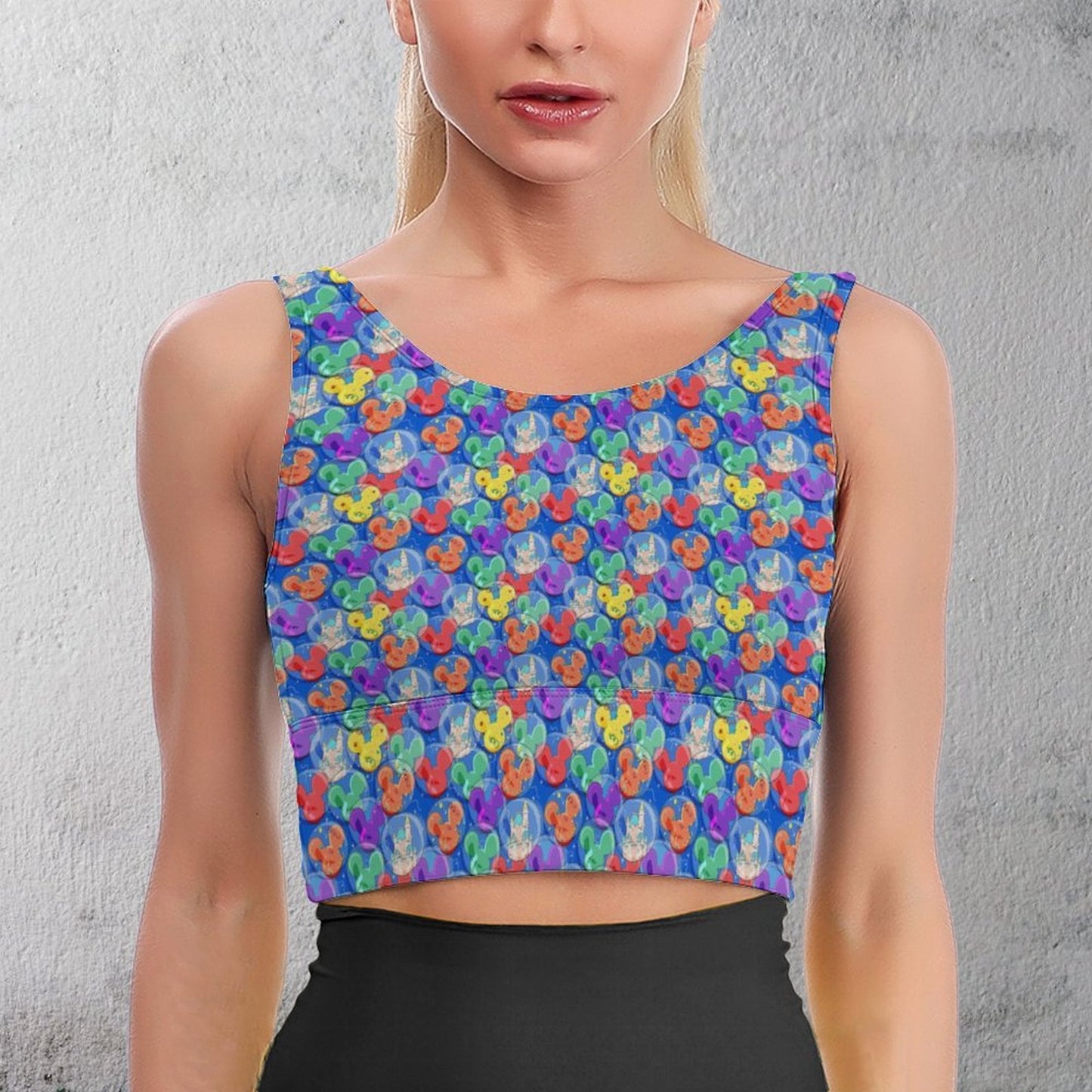 Balloon Collector Women's Crop Tank Top - Ambrie