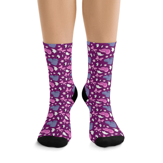 Disney Daisy Duck Born To Stand Out Socks