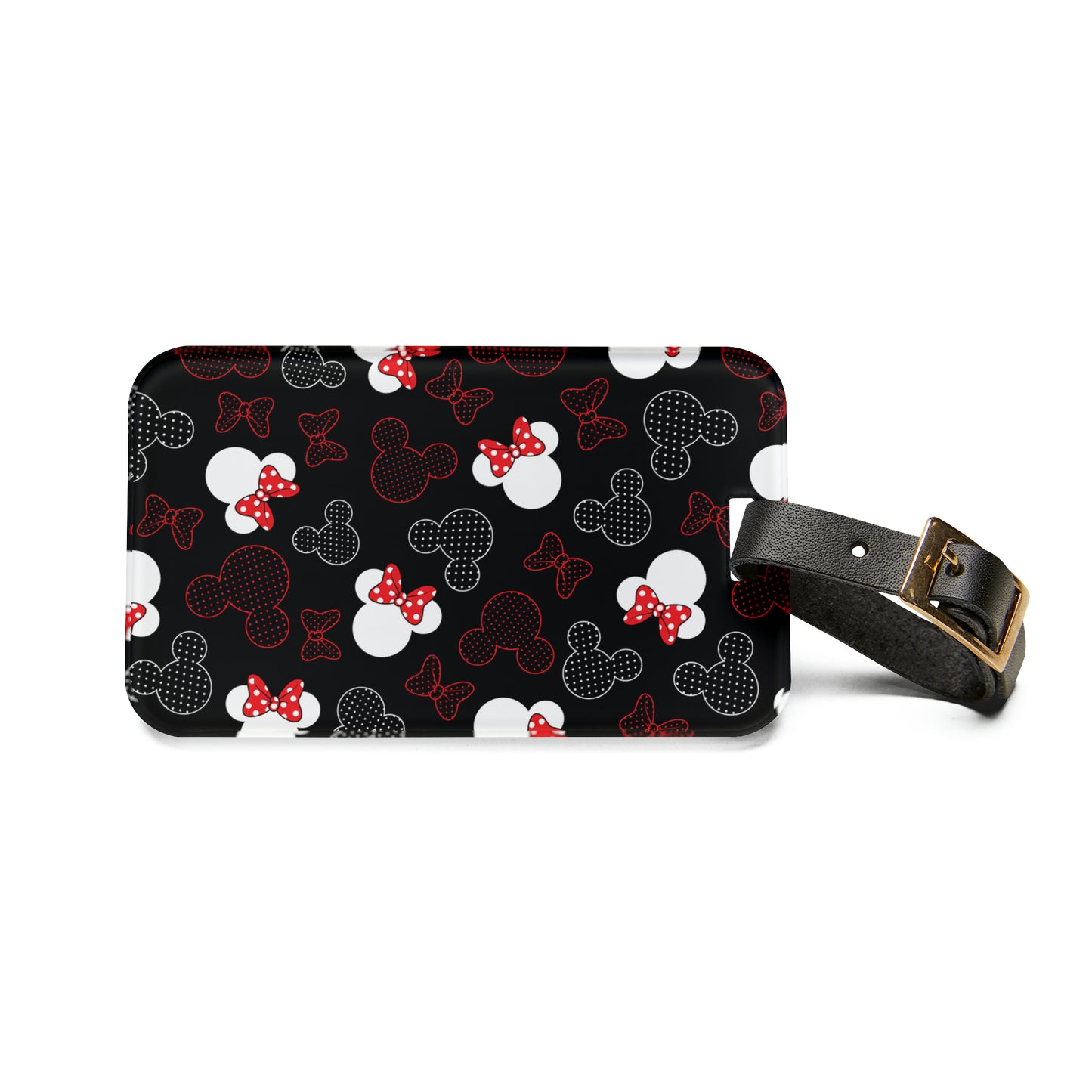 Mickey And Minnie Dots Luggage Tag