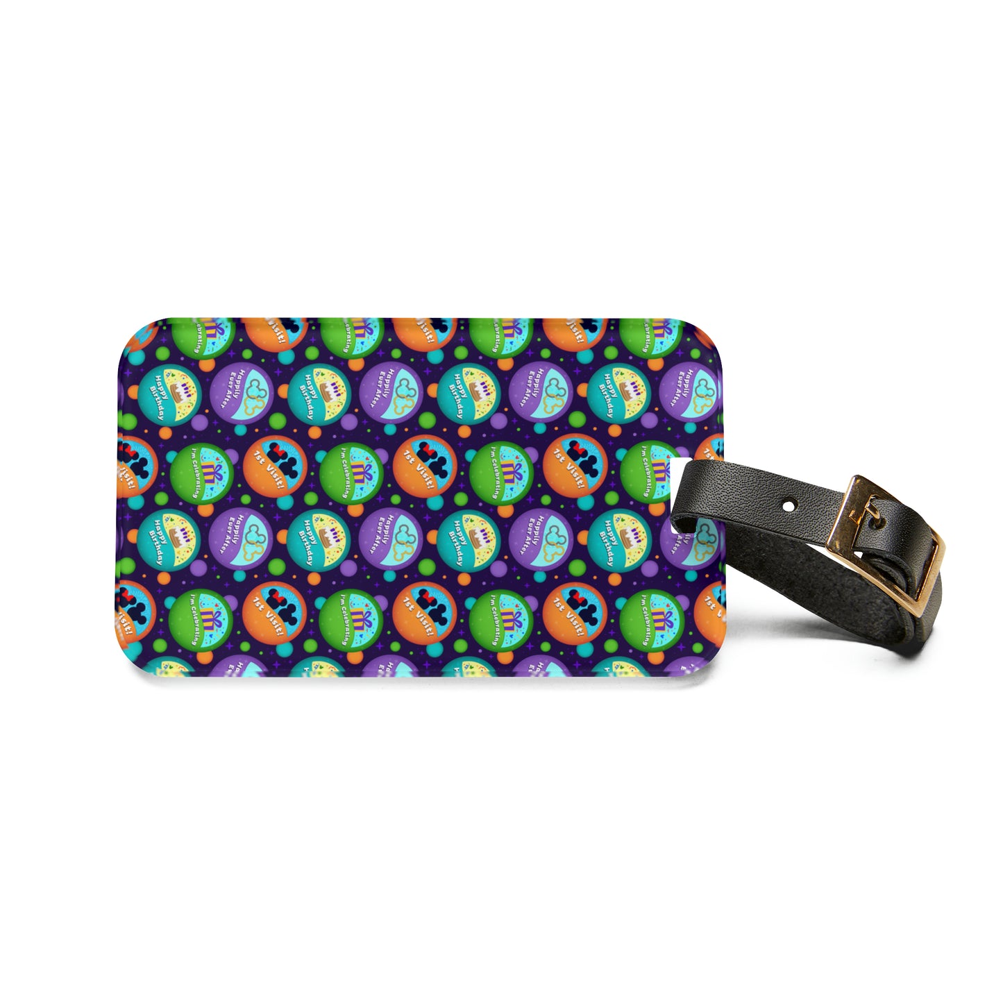 Button Collector Luggage Tag