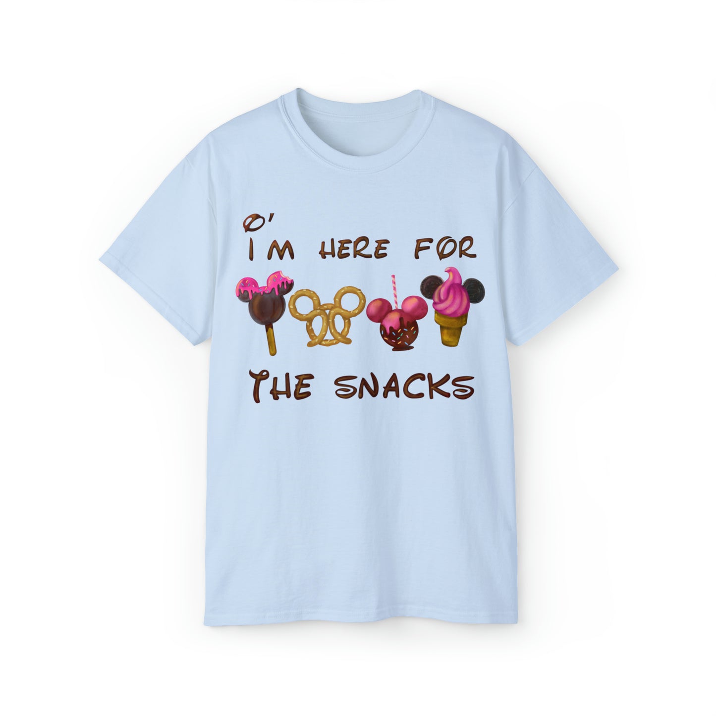 I'm Only Here For The Snacks Unisex Graphic Tee