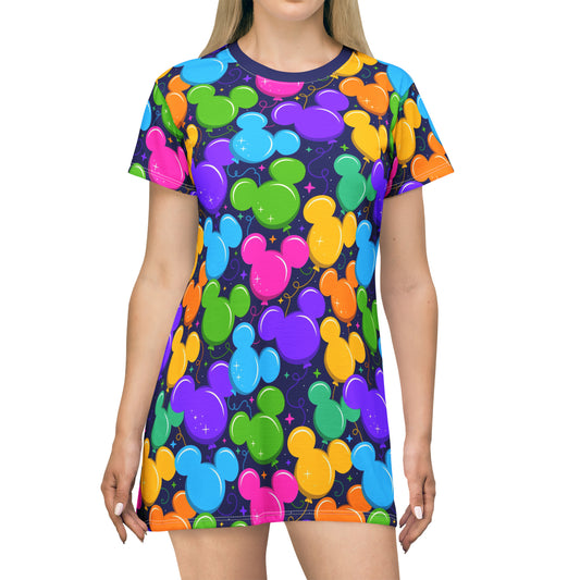 Park Balloons T-Shirt Dress