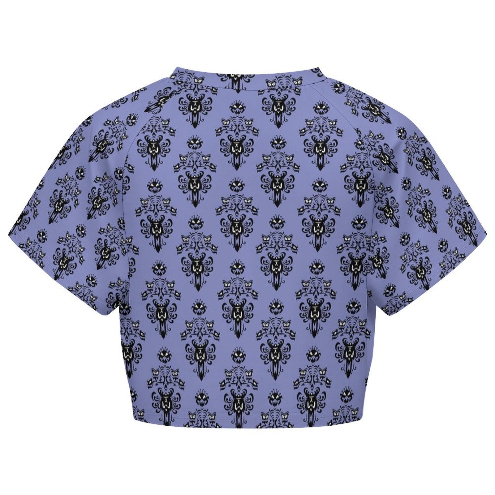 All Over Print Cropped Ralgan T-Shirt - Ambrie