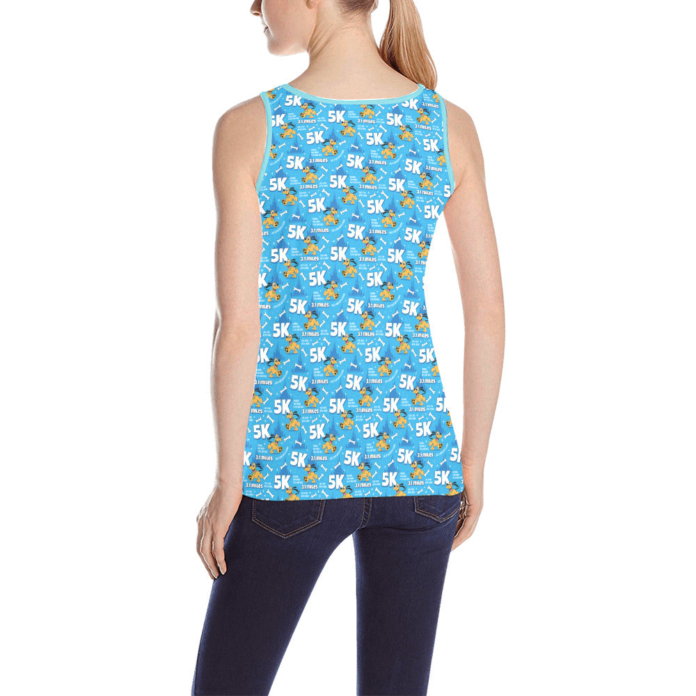 Pluto 5K All Over Print Athletic Tank Top for Women