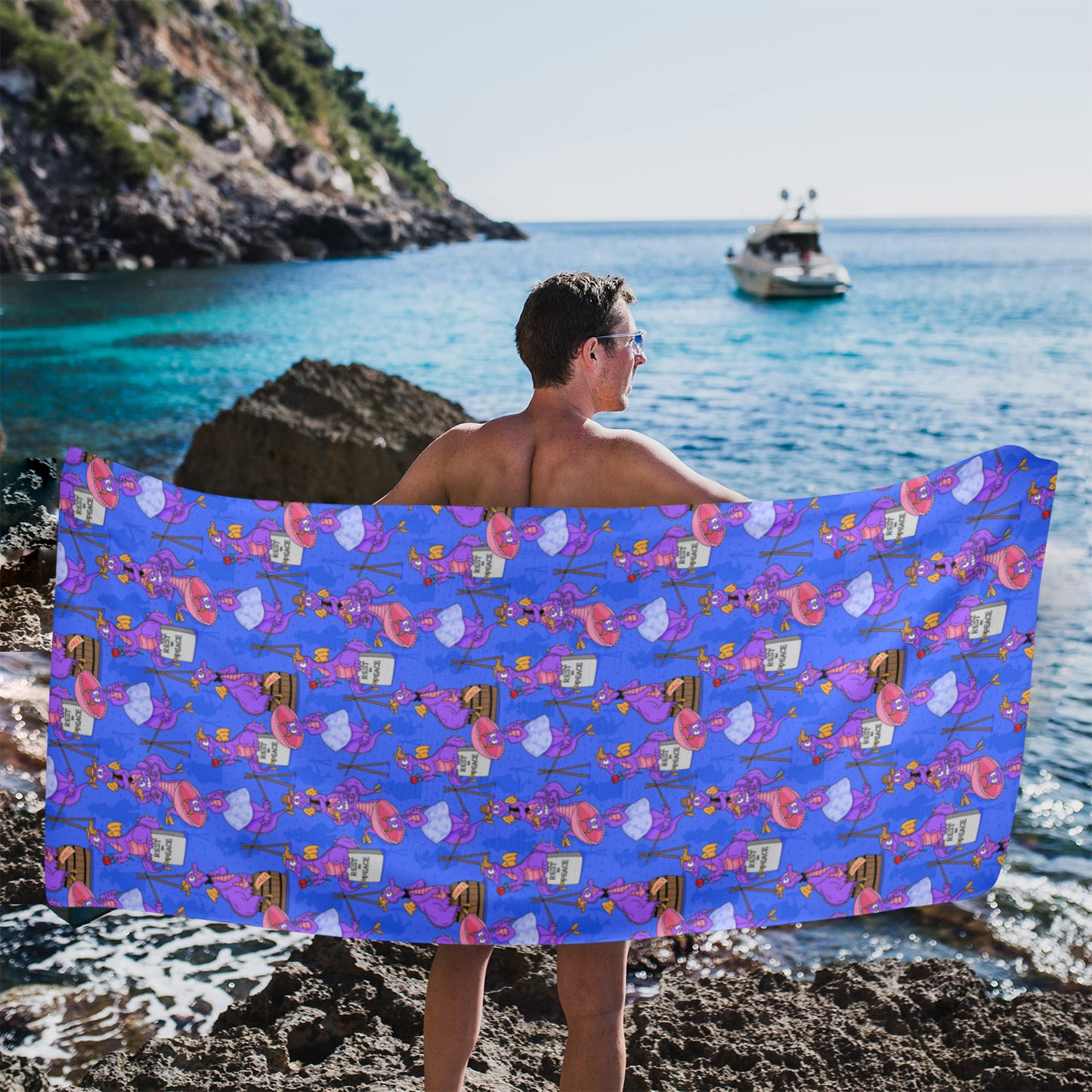 Haunted Figment Beach Towel