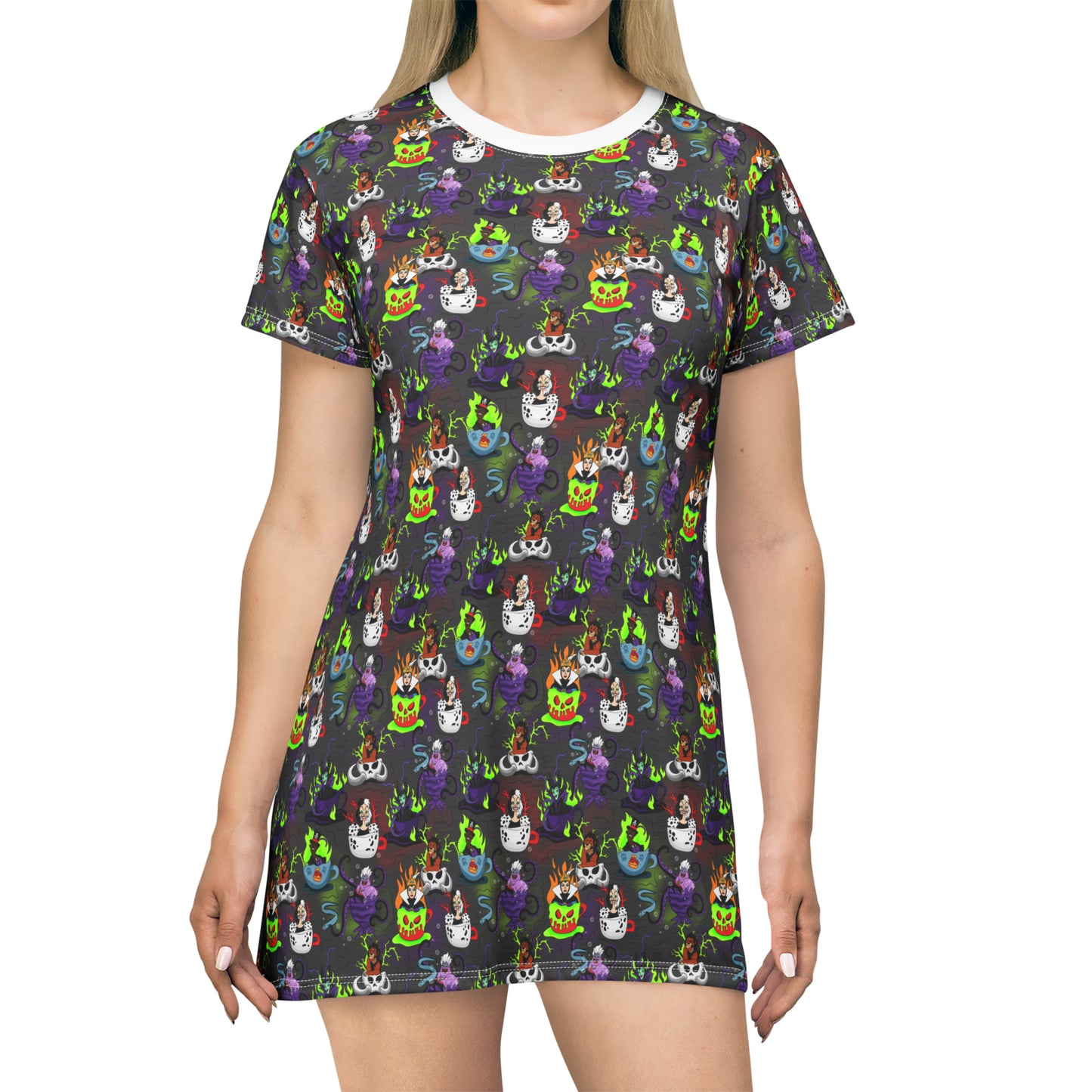 Villains Tea Cups T-Shirt Dress