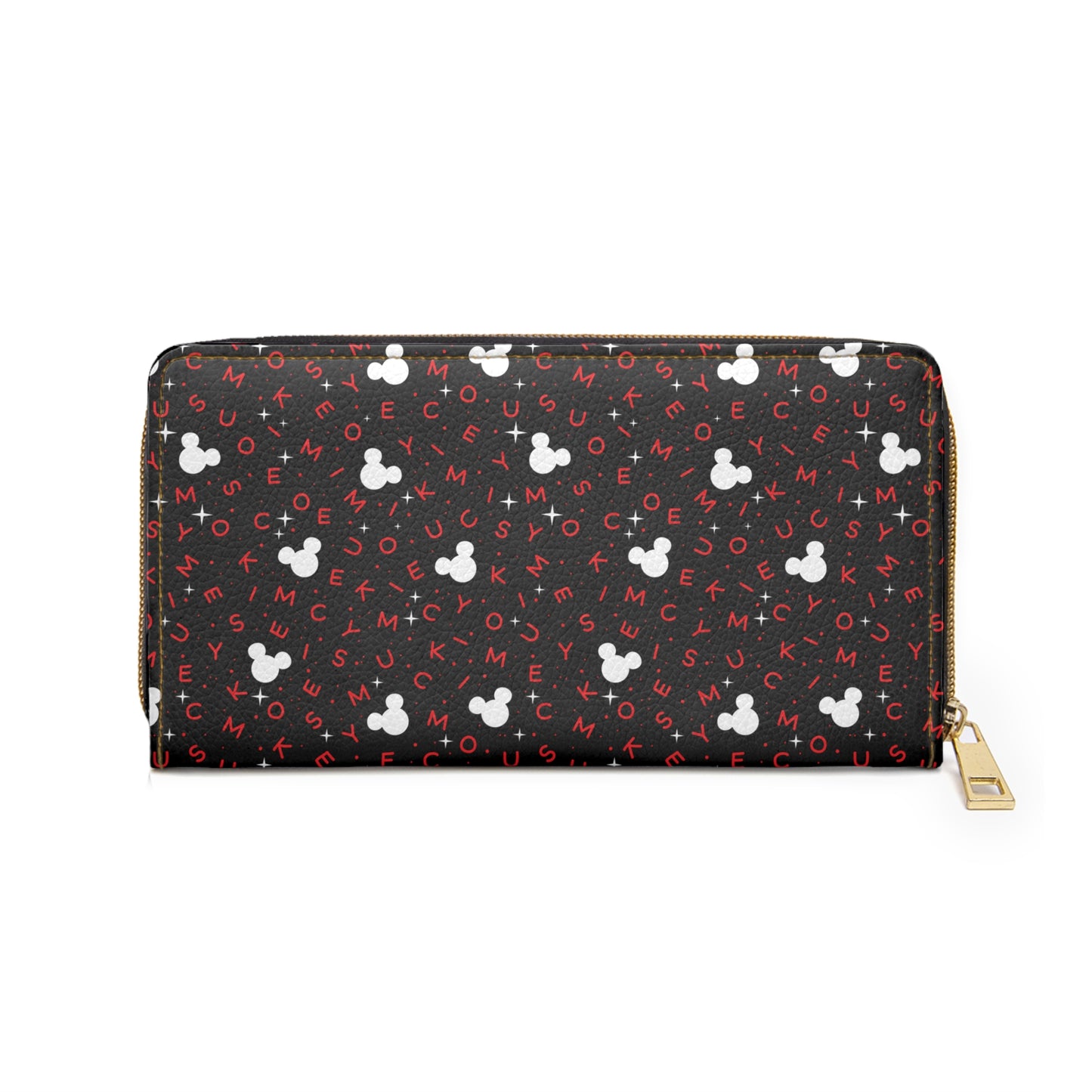 Mouse Letters Zipper Wallet