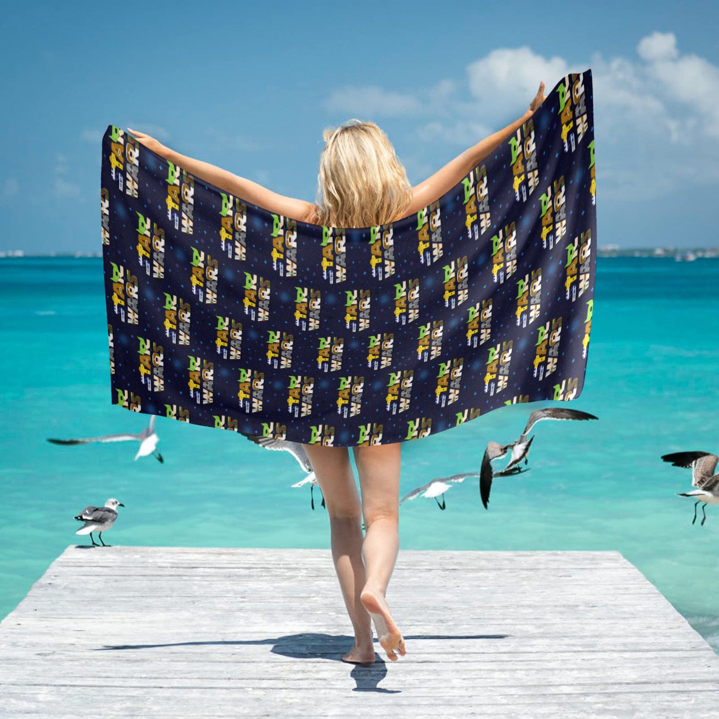 Star Heroes Beach Towel