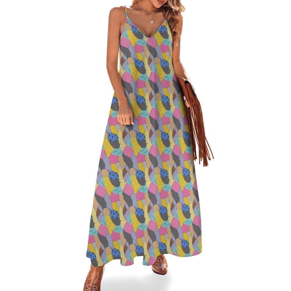 Sally's Dress Women's Summer Slip Long Dress