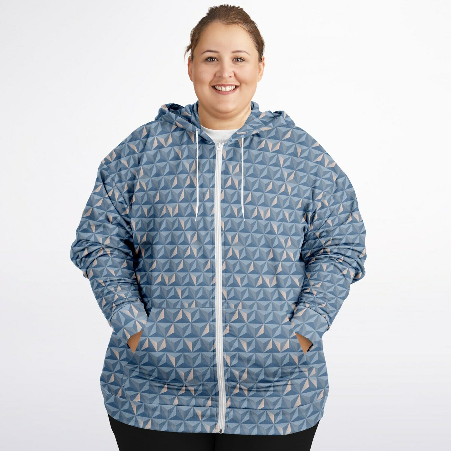 World Traveler Plus-size Unisex Zip Hoodie