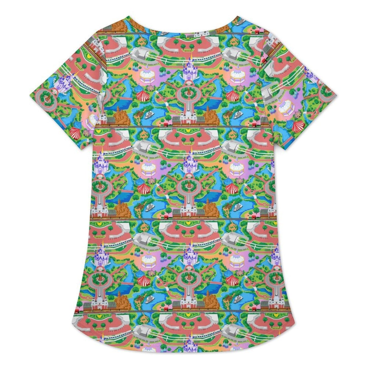 Park Map Women's Crew Neck Tunic - Ambrie