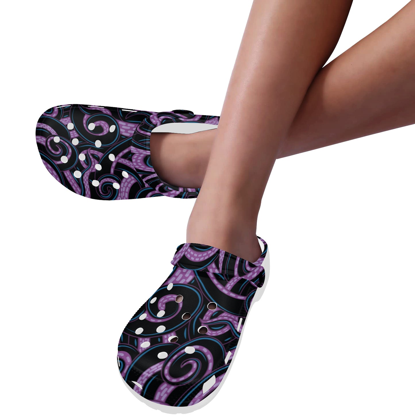 Ursula Tentacles Foam Clogs for Adults