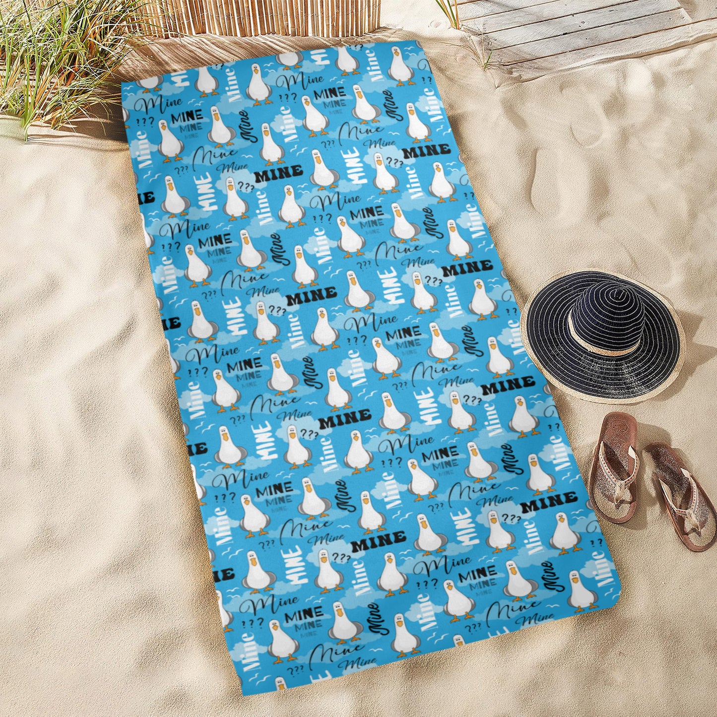 Mine Mine Mine Beach Towel