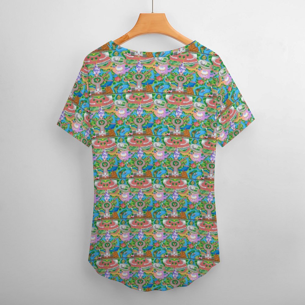 Park Map Women's V-Neck T-Shirt