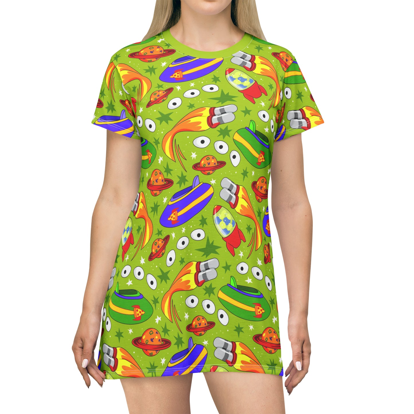 Aliens T-Shirt Dress