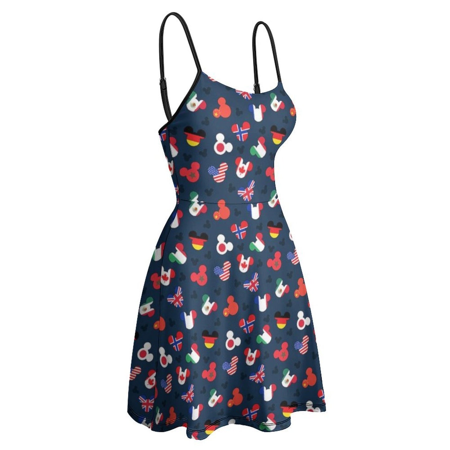 Mickey Flags Women’s Sling Short Dress - Ambrie
