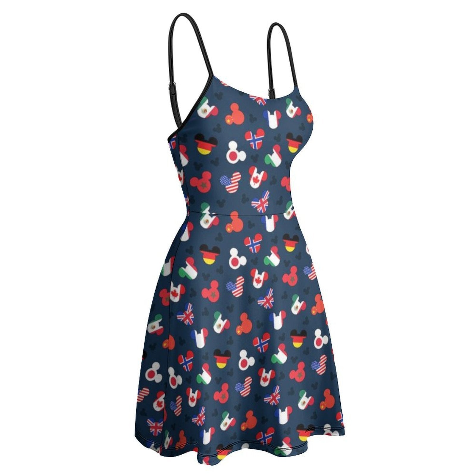 Mickey Flags Women’s Sling Short Dress - Ambrie