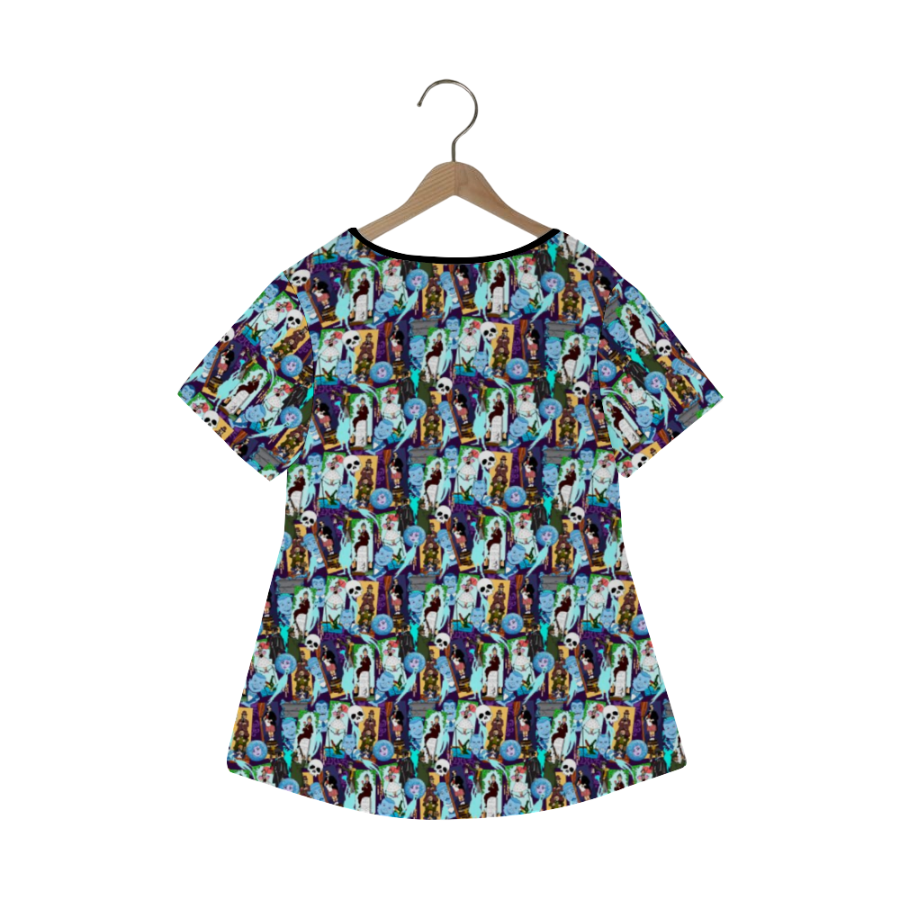Haunted Mansion Favorites Women's Crew Neck Loose Tunic