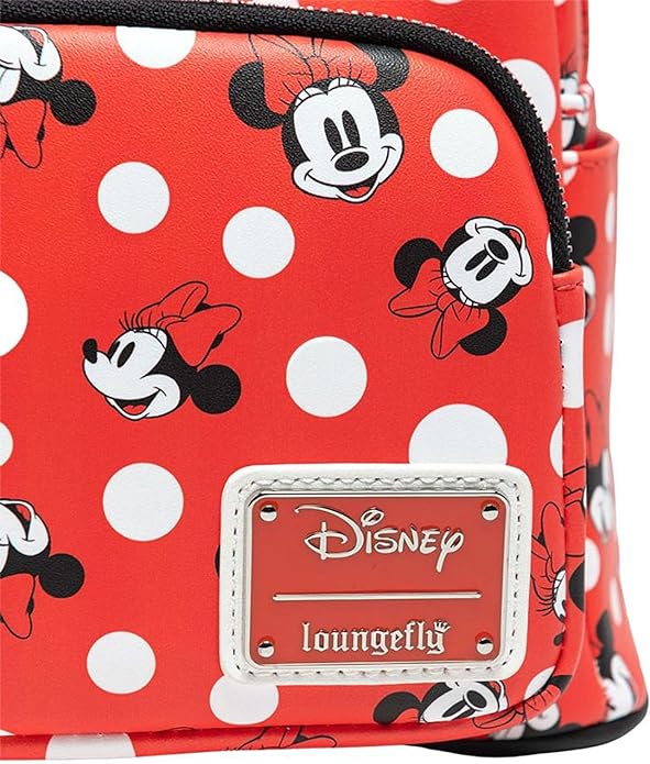 Disney Minnie Mouse Polka Dot Red Mini Backpack