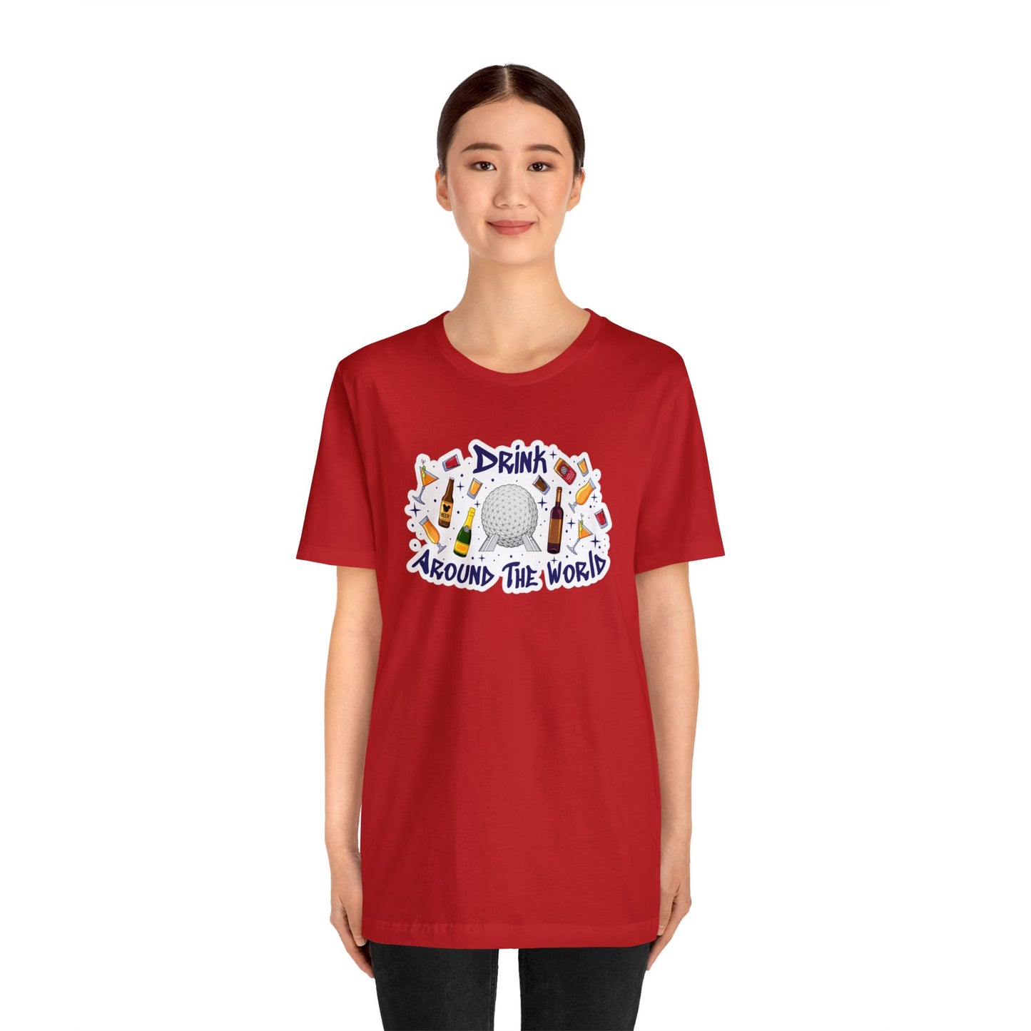 Drink Around The World Unisex Graphic Tee